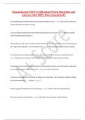 Massachusetts MAP Certification Pretest Questions and Answers with 100&percnt; Pass Guaranteed&excl;&excl;