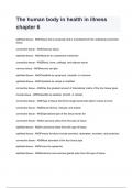 The human body in health in illness chapter 6 testbank