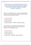 CBP 520 FINAL EXAM NEWEST 2024-2025 ACTUAL  EXAM COMPLETE 200 QUESTIONS AND CORRECT  DETAILED ANSWERS &lpar;VERIFIED ANSWERS&rpar; &vert;ALREADY GRADED A&plus;