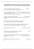 OU ASTR 1514 Final Exam Study Guide With Complete Accurate Answers 100&percnt; Verified&period;
