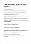 The Human Body in Health and Illness&colon; Chapter 15 testbank Updated 2026&sol;2027 Questions with Expert-Verified Answers