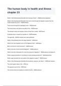 The human body in health and illness chapter 23 testbank