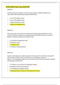 NURS-6560 Final Exam 2024&sol;2025