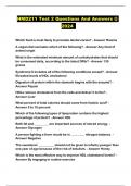 HMD211 Test 2 Questions And Answers &commat; 2024 