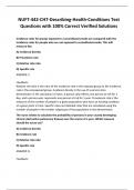 NUFT-442-CH7-Describing-Health-Conditions Test Questions with 100&percnt; Correct Verified Solutions