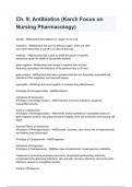 Ch&period; 9&colon; Antibiotics &lpar;Karch Focus on Nursing Pharmacology&rpar;