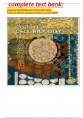 lomoarcpsd&vert;18743735  complete test bank&colon; Essential Cell Biology&comma; 4th Edition 4th Edition By Bruce Alberts &lpar;Author&rpar; Graded A&plus; Latest Update