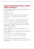  Baylor Scott & White EKG test &vert; LATEST 2024&sol;25 &vert; RATED A&plus;