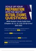 BIOD Module 4 Study Guide Exam &lpar;Chapters 10&comma; 11&comma; 12&comma; 13 & 15&rpar;
