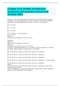 Chapter y 23 y & y 24 y Woo y & y Robinson y questions y and y answers y correct y and y verified y 100&percnt;