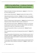 NASCLA Accredited Exam - JJ Johnson Contractor Seminar &lpar;Questions and their correct answers&rpar;