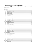 0HV60 Summary Thinking, Fast & Slow Kahneman