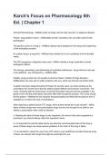 Karch's Focus on Pharmacology 8th Ed&period; &vert; Chapter 1 Test bank