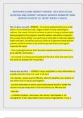 INTERVIEW KAISER NEWEST VERSION  2024-2025 ACTUAL   QUESTION AND CORRECT DETAILED VERIFIED ANSWERS FROM VERIFIED SOURCES  BY EXPERT RATED A GRADE&period;