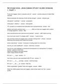 RD EXAM 2024- JEAN INMAN STUDY GUIDE DOMAIN 1&comma; PART 1