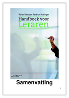 Samenvatting handboek voor leraren - W. Geerts & R. van Kralingen