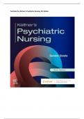 Test Bank For Keltner&rsquo;s Psychiatric Nursing&comma; 9th Edition