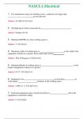 2024 NASCLA Electrical Actual Questions and Verified Answers &lpar; Included &rpar; 100&percnt; Correct