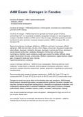 A4M Exam- Estrogen in Fenales NEWEST 2026&sol;2027 ACTUAL EXAM COMPLETE QUESTIONS AND CORRECT DETAILED ANSWERS &lpar;VERIFIED ANSWERS&rpar; &vert;ALREADY GRADED A&plus;&vert;&vert;BRAND NEW&excl;&excl;