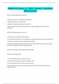 FNDH 413 Exam 2  100&percnt; Correct  Verified  2024 Version