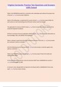 Virginia Contractor Practice Test Questions and Answers  100&percnt; Solved 