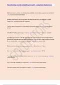 PACKAGE&semi;&semi;&semi;VA Contractors&sol;Residential Contractors Bundled Exams with Complete Solutions 