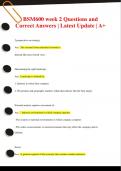 BSM600 Exams Pack  Questions and Correct Answers &vert; Latest Update &vert; A&plus;