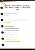 DH200 Chapter &num;46&comma;&num;47 Questions  and Correct Answers &vert; Latest Update  &vert; A&plus;