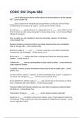 COUC 502 Chpts 5&6 Questions and answers