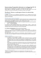 Complete samenvatting inclusief opgaven H1-4 ACI 1a
