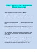 AODA Final Review Part 1 With Complete Solutions Latest Update