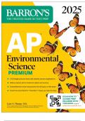 AP Environmental Science Premium&comma; 2025&colon; Prep Book with 5 Practice Tests &plus; Comprehensive Review &plus; Online Practice &lpar;Barron&rsquo;s AP Prep&rpar;