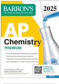 AP Chemistry Premium&comma; 2025&colon; Prep Book with 6 Practice Tests &plus; Comprehensive Review &plus; Online Practice &lpar;Barron&rsquo;s AP Prep&rpar;