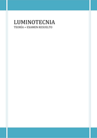 LUMINOTECNIA_TEORÍA and EXAM SOLVED