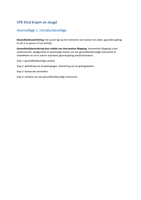 Alle hoorcolleges uitgewerkt blok KKJ VPK