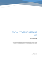 Samenvatting Socialezekerheidsrecht MP