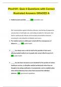 Phc4101&colon; Quiz 4 Questions with Correct Illustrated Answers GRADED A