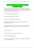 Nurs 310 HESI Review exam prep with  complete solution