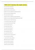 CRMA Unit 2 &vert;&vert; Questions with complete solutions&period;
