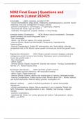 N352 Final Exam &vert; Questions and answers &vert; Latest 2024&sol;25