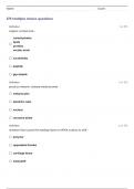 WALTZ-BIOL 220 - EXAM I WITH VERIFIED SOLUTIONS ALREADY GRADED A&plus;