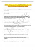 EMSIC &ndash; Michigan Study Guide &vert; 2024 &vert; 187 Questions with 100&percnt; Correct Answers &vert; Updated & Verified