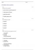ATR 72 - 600 POWER PLANT WITH 100&percnt; CORRECT ANSWERS 2024