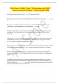 Ohio Notary Public Exam &vert; 90 Questions with 100&percnt; Correct Answers &vert; Verified &vert; Latest Update 2024