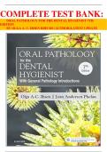 COMPLETE TEST BANK&colon; ORAL PATHOLOGY FOR THE DENTAL HYGIENIST 7TH EDITION BY OLGA A&period; C&period; IBSEN RDH MS &lpar;AUTHOR&rpar;LATEST UPDATE 