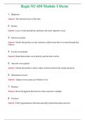 2024 Regis NU 650 Module 1 Derm&comma; Module 4&comma;5&comma;7 Test Bank - All Q&As Brand NEW  Guaranteed A&plus;&plus; BUNDLE 