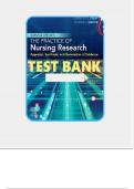 Test Bank for Burns and Grove&rsquo;s the Practice of Nursing Research 9th Edition