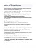 ANCC NPD Certification Updated 2026&sol;2027 Questions with Expert-Verified Answers