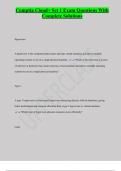 Comptia Cloud&plus; Set 1 Exam Questions With  Complete Solutions