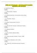 EMD List of Protocols - v14&period;0 Exam&sol;34 Complete Questions with Answers